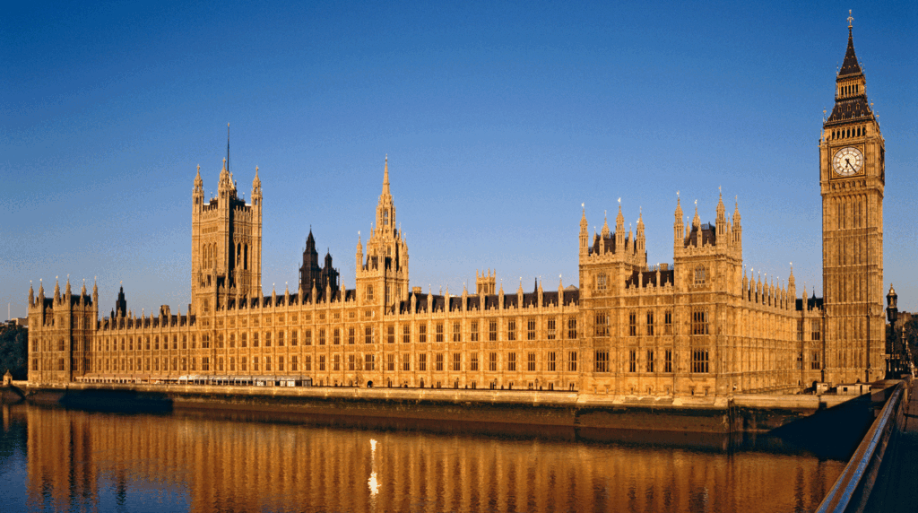 London houses of parliament