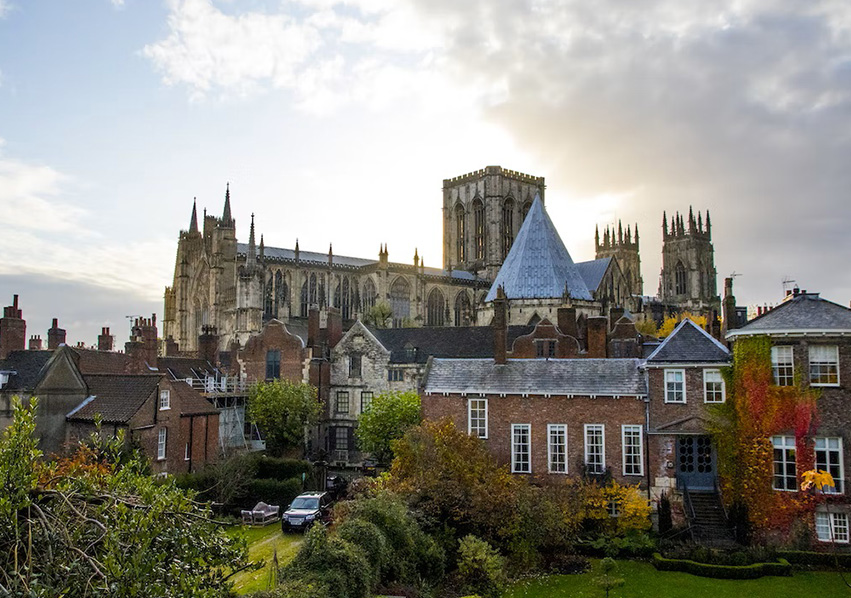 A York rental property with York Minster in the background