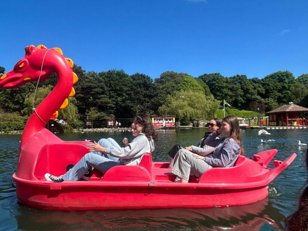 students having fun in York