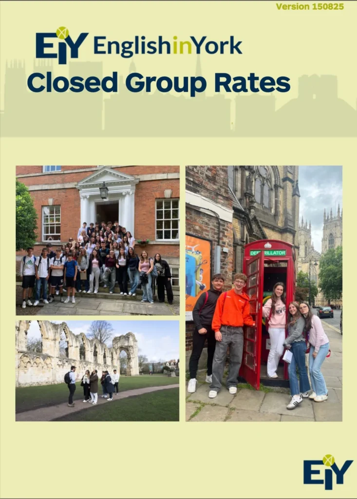 Closed groups English in York Prices